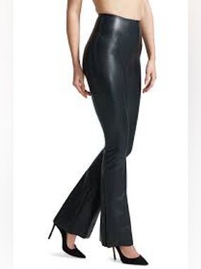⚫️Commando Black Faux Leather Flare Pants ⚫️